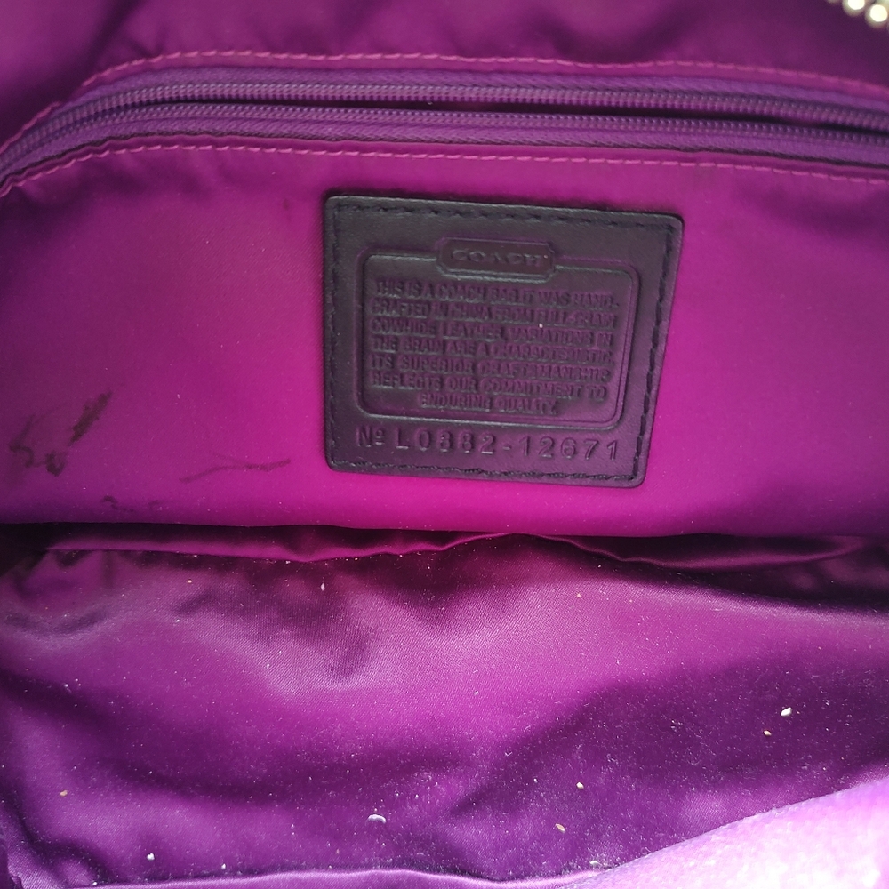 Coach Purple Women's Bag